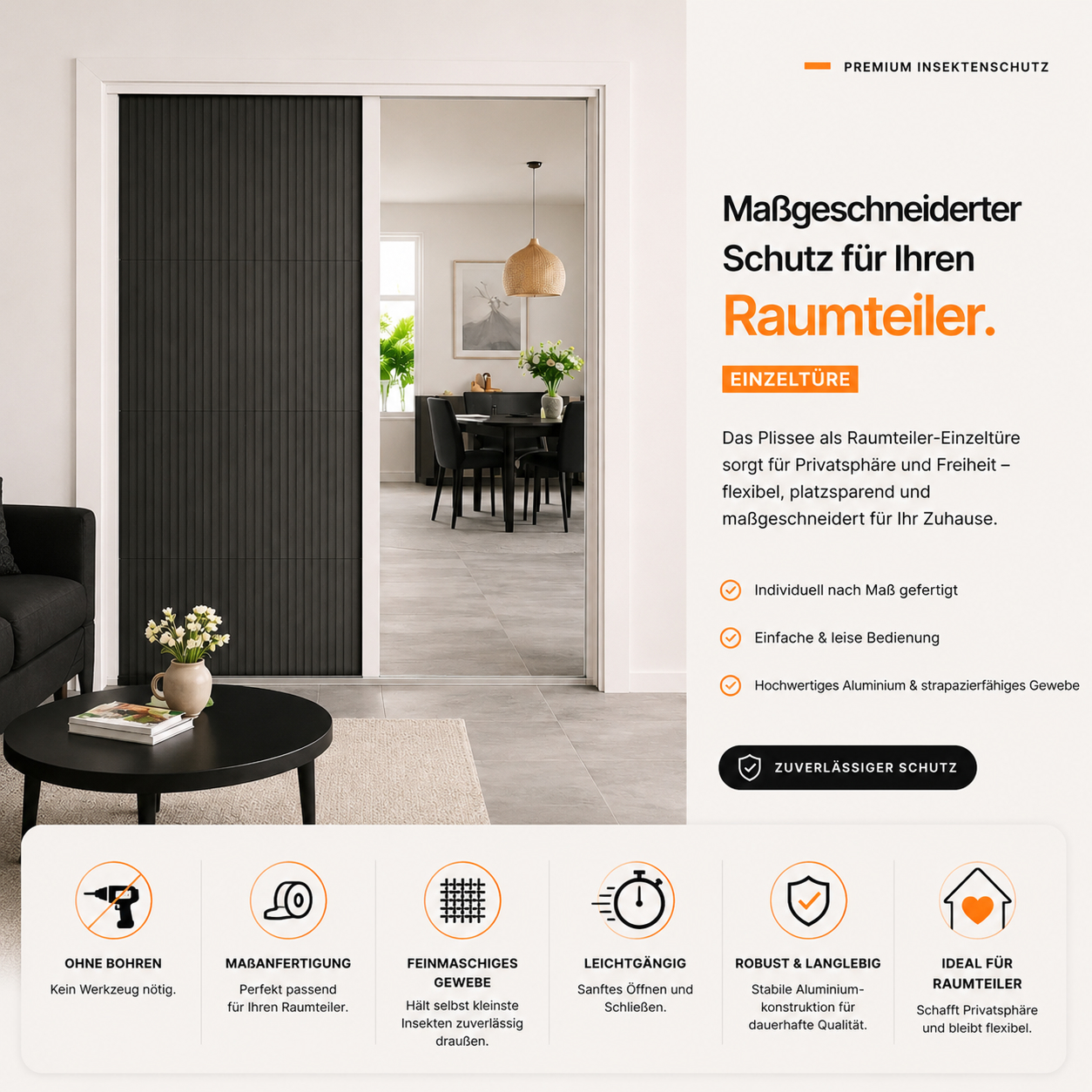 Raumteiler Einzeltüre